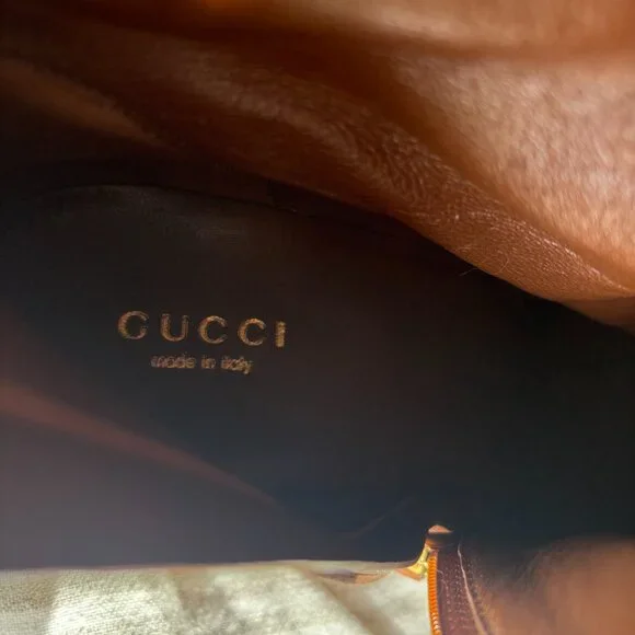 Gucci leather lace up boots size 37 - Picture 11 of 11